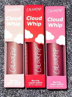 Colourpop Cloud Whip liquid lipstick bundle